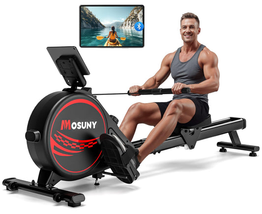 MOSUNY Rudergerät Magnetisch – Leise mit App & LCD