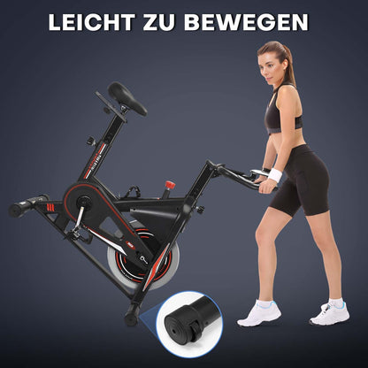 [Aktualisiert] Heimtrainer Fahrrad, DMASUN Ergometer Hometrainer Fahrrad mit Einstellbarem Magnetischem Widerstand, Kardio Training Indoor Cycling Bike Höhenverstellbar, Fitnessbike 160kg Belastbar