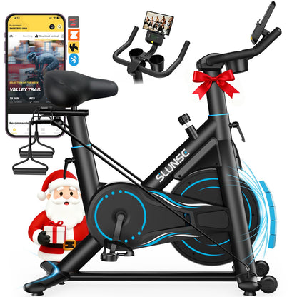 SLUNSE Heimtrainer Ergometer – Leise mit App & Magnetwiderstand