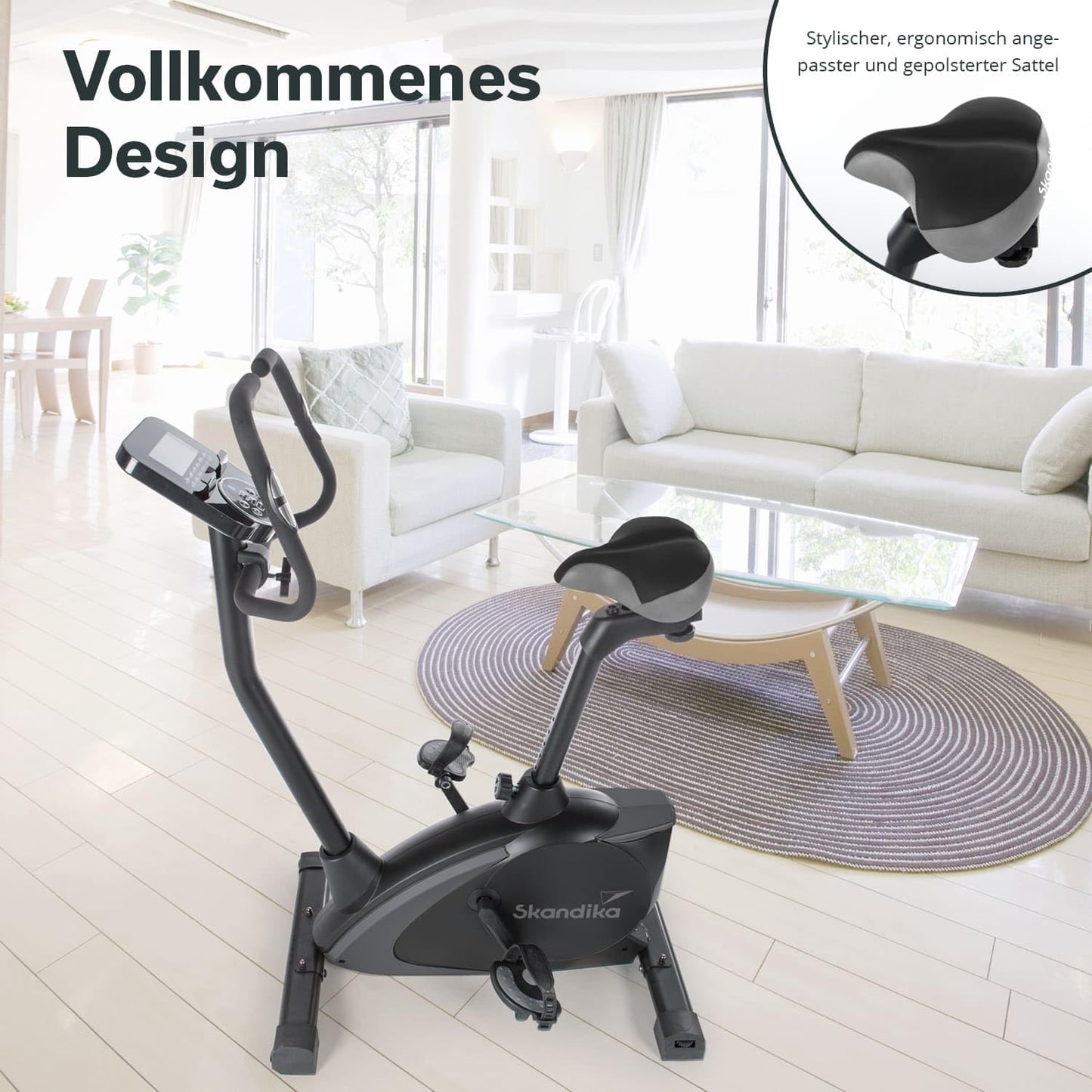 Skandika Ergometer Vinneren – Bluetooth Fitnessbike mit App