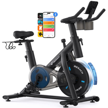 MERACH Heimtrainer Ergometer – Leise mit App & Magnetwiderstand