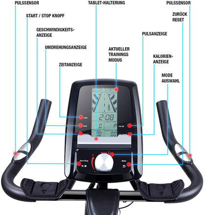 Sportstech SX200 Ergometer – 22 kg Schwungrad mit App