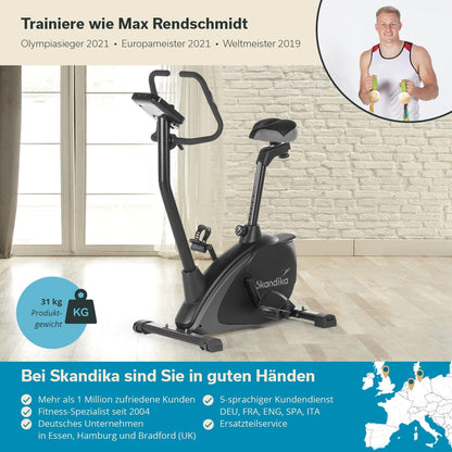 Skandika Ergometer Vinneren – Bluetooth Fitnessbike mit App