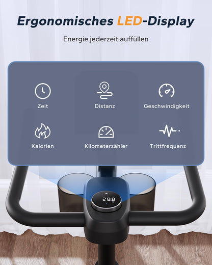MERACH Heimtrainer Ergometer – Leise mit App & Magnetwiderstand