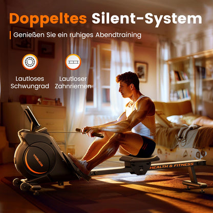 YOSUDA Rudergerät Magnetisch – Leise mit App & LCD