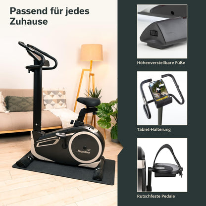 Skandika Ergometer Morpheus – Bluetooth Fitnessbike mit Puls