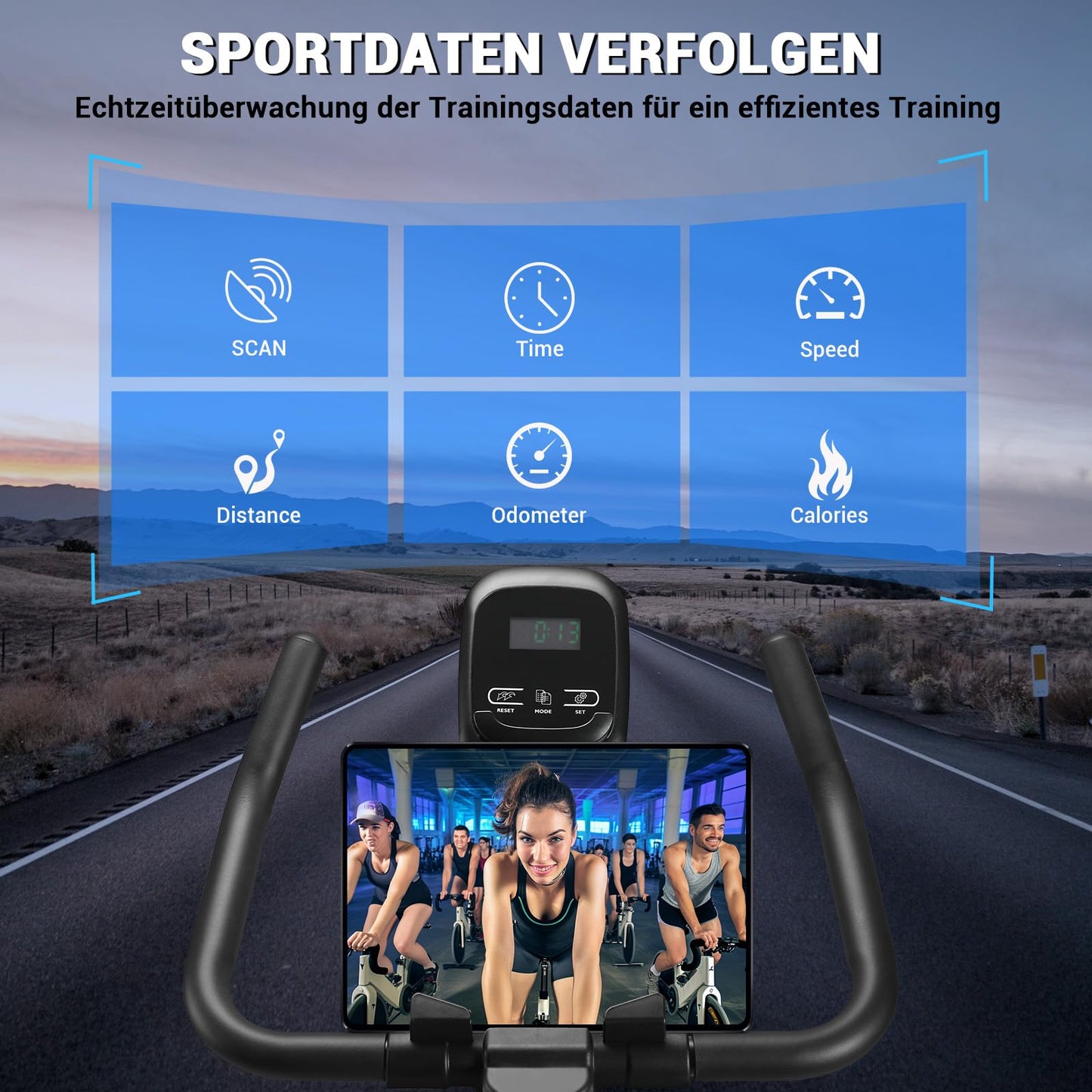 Wenoker Heimtrainer Ergometer – Leise mit Magnetwiderstand