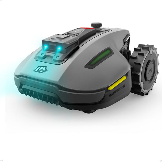 MAMMOTION YUKA Mini 700 Mähroboter ohne Begrenzungskabel,Empf. 700 m², NetRTK+Vision Rasenmäher Roboter, KI Smarte Hindernisvermeidung