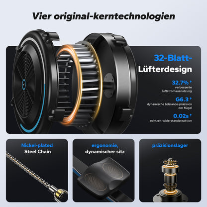 MERACH Rudergerät Luft – Leise mit App & 10 Stufen