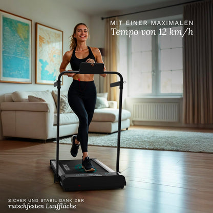 Sportconic Laufband Klappbar – 1–12 km/h mit Steigung