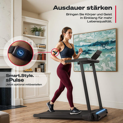 Sportstech Laufband sProRun – Klappbar 12 km/h mit Bluetooth