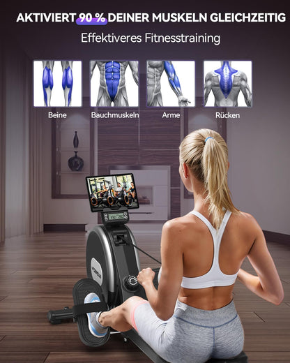 DMASUN Rudergerät Magnetisch – Leise mit App & LCD