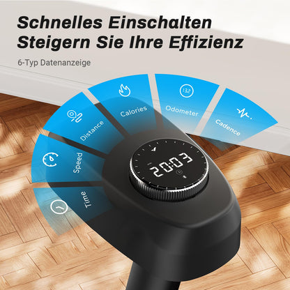 MERACH Heimtrainer Ergometer – Leise mit App & LCD Monitor