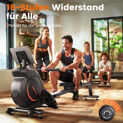 YOSUDA Rudergerät Magnetisch – Leise mit App & LCD