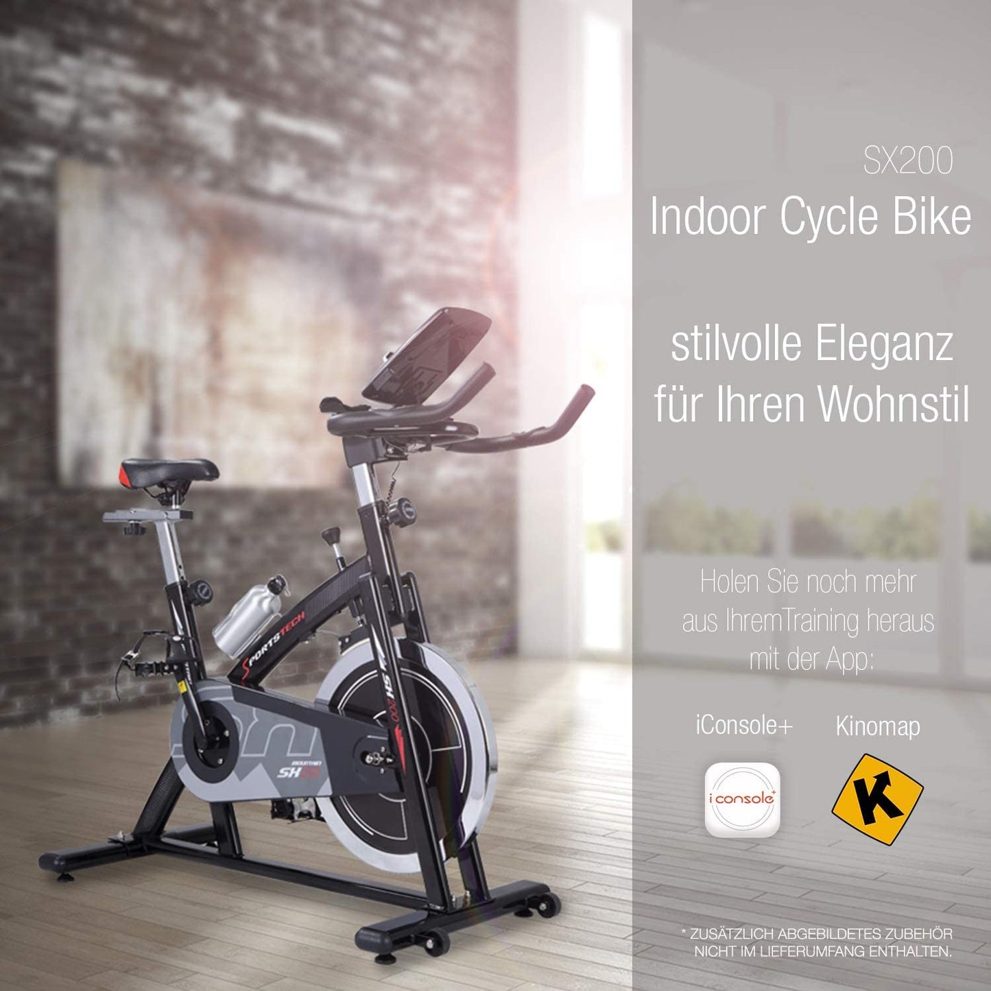 Sportstech SX200 Ergometer – 22 kg Schwungrad mit App