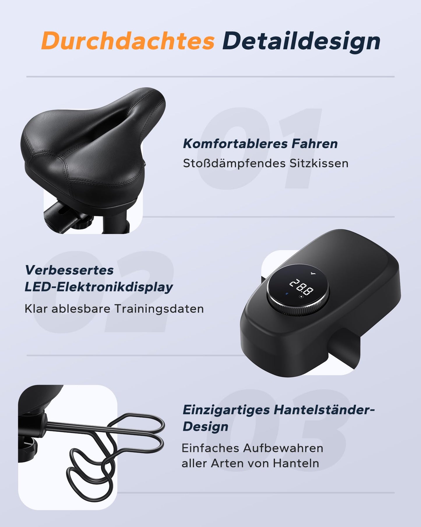 MERACH Heimtrainer Ergometer – Leise mit App & Magnetwiderstand