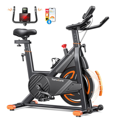 Toputure Heimtrainer Ergometer – Leise mit Pulsmessung & App