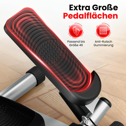 Ultrasport Swing Stepper – Kompakter Hometrainer mit Computer